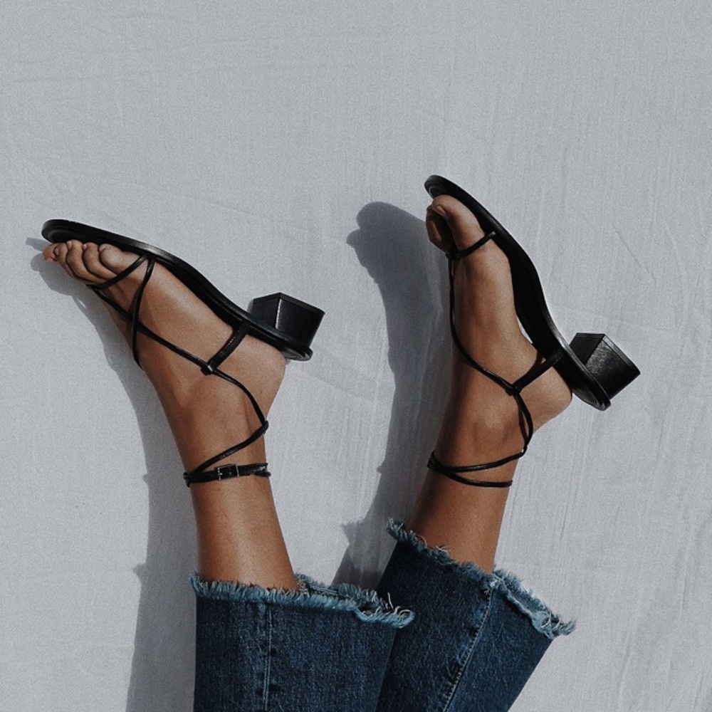 Free People Luna Mini Block Sandal